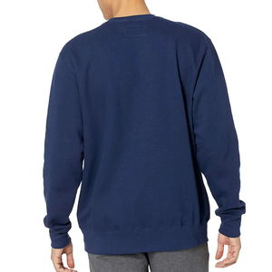 Wholesale Custom Puff Printing Men Pullover <b>Crewnecks</b> Hoodies Cotton Blended Blank Heavyweight Oversized Crew Neck Sweatshirt - Product Image 5