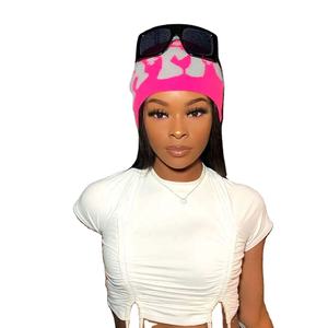 Custom Jacquard Logo 100% Acrílico Knit Beanie Sombreros Categoría de producto premium - Product Image 5