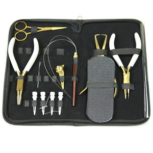 Kit de Herramientas Profesional para Extensiones de Cabello con Diseño Personalizado y Logotipo Personalizado, Color Negro, Juego de Aplicación de Micro Anillos - Product Image 6