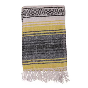 Manta de Lana Sintética Amarillo Claro, Suave y Cálida, para Cama, Decoración del Hogar y Comodidad Diaria - Product Image 5