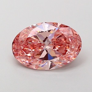 Diamant CVD rose vif fantaisie de forme ovale de luxe, cultivé en laboratoire, 2,07 carats, clarté VS1, polissage excellent, diamant non monté pour bijoux - Product Image 6
