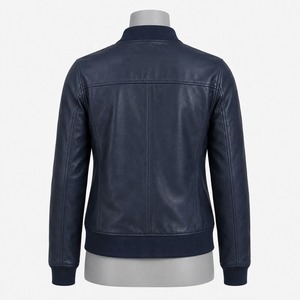 Chaqueta de Cuero Premium para Mujer, Transpirable, Ecológica, Material Suave, Diseño Elegante, Costuras Duraderas, Corte Moderno, Casual para Uso Diario - Product Image 2