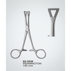 Pinzas Pennington de 155 mm |   Instrumento Quirúrgico de Acero Inoxidable de Primera Calidad, Clase I - Product Image 2