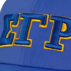 หมวกแก๊ป Sigma Gamma Rho แบบกำหนดเอง น้ำหนักเบา ระบายอากาศได้ดี ปักลายสัญลักษณ์ชมรมกีฬา  รับผลิตแบบ OEM ODM - Product Image 4