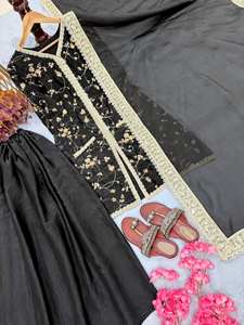 Lanzamiento del Nuevo Conjunto Premium de Salwar Kameez y Dupatta de Diseño Tradicional para Fiestas - Product Image 3