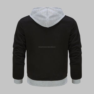 Sudadera con capucha de gran tamaño de algodón de alta calidad con logotipo personalizado bordado en 3D Impresión digital al por mayor para la temporada de invierno - Product Image 5