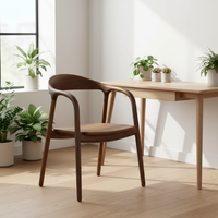 Chaise de salle à manger en bois, chaise de café décontractée, fauteuil simple, chaise de bureau, vente en gros, mobilier nordique solide, mobilier moderne en bois