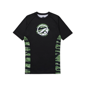 Nouveaux designs spéciaux Rashguard de Jiu-Jitsu Grappling BJJ MMA à manches courtes respirant anti-bactérien UPF50+ imprimé 2026 - Product Image 1
