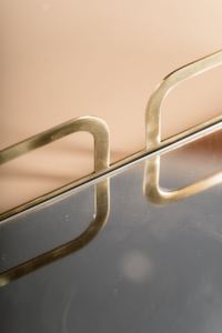 Wholesale Luxury Gold Mirrored <b>Vanity</b> <b>Tray</b> Bulk Rectangular Metal Hotel Restaurant Serving Platter Elegant Makeup Organizer - Product Image 6