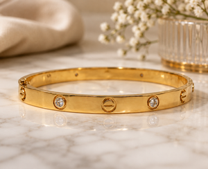 Engagement Bracelet Solid Gold 14K Natural Diamonds Lab Certified IGI Ingemco Anniversary Gift Women's Collection Wholesale - Product Image 1