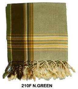 Serviette Kikoy jetable en coton à séchage rapide de couleur unie Rudra Apparel Modèle 011 pour usage domestique - Product Image 4