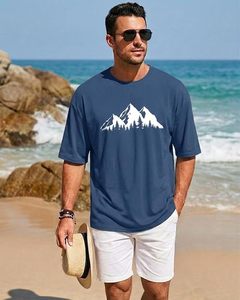 เสื้อยืดโอเวอร์ไซส์ผ้าฝ้ายแท้ 100% น้ำหนัก 220 กรัม พิมพ์ลายตามสั่งที่ไหล่ สไตล์ฮิปฮอป ไซส์พลัส ผ้าฝ้ายแท้ 100% ทรงบ็อกซี่ สำหรับผู้ชาย - Product Image 5