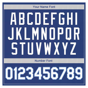 Custom Royal White <b>Light</b> Blue Round <b>Neck</b> Rib Knit Basketball Jersey Breathable Quick Dry Sublimation Printed Basketball - Product Image 3