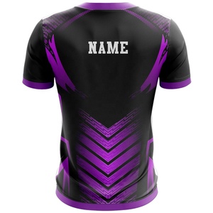 เสื้อฟุตบอลผู้ชายออกแบบเอง ชุดกีฬาสำหรับทีมฟุตบอล เสื้อโพลีเอสเตอร์พิมพ์ลายแบบซับลิเมชั่นสำหรับใช้ในการแข่งขัน - Product Image 4