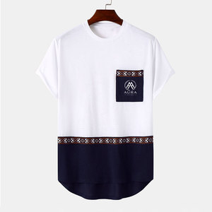 เสื้อยืดผู้ชายผ้าฝ้าย 100% สวมใส่สบาย พิมพ์โลโก้ตามสั่ง ดีไซน์โดดเด่น ทรงหลวม ออกแบบเองได้ - Product Image 1