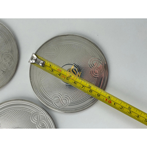 <b>Large</b> Metal Coasters in Premium Quality with Stylish Design Perfect for Hotel and Restaurant Table Tops Home Kitchenware Supply - Product Image 2