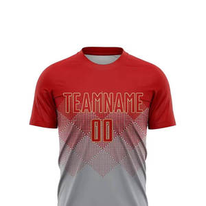 Maillot de football pour hommes en tissu coton et polyester 2026, uniforme imprimé par sublimation, manches courtes, haute qualité, fabriqué au Pakistan - Product Image 4