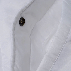 Men's <b>White</b> Bomber <b>Jacket</b> Stand Collar Zipper Closure Regular Fit Solid Color Polyester Casual Outerwear Left Men's <b>Jackets</b> - Product Image 4