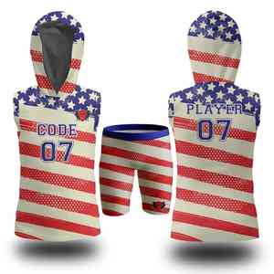 Uniforme Deportivo 7on7 para Hombre, Tecnología de Tejido Transpirable Moisture Channel, Secado Rápido, Ligero, 100% Poliéster, Logotipo Frontal - Product Image 1