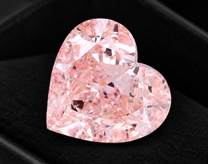 Diamant rose fantaisie en forme de cœur, de laboratoire, qualité VVS2, 7,59 carats, pour la création de bijoux - Product Image 2