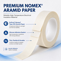 Ruban isolant électrique haute température Nomex Aramid pour bobines de moteurs et transformateurs, classe H 180°C