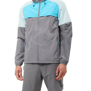 Conjunto Corto de Chaqueta Cortavientos para Hombre, Diseño Personalizado OEM, Primavera, Color Sólido, Nailon de Primera Calidad, Impermeable, Transpirable y Resistente al Viento - Product Image 5