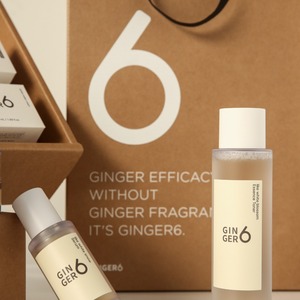 GINGER6 Set de cuidado facial vegano esencial para el cuidado diario de la piel con tónico nutritivo, sérum revitalizante e hidratante - Product Image 2