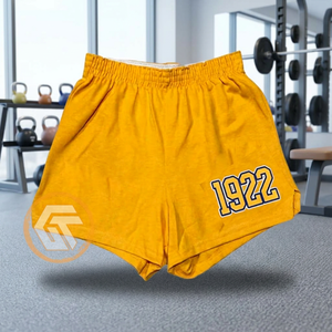 Shorts de sororité de haute qualité pour femmes, personnalisés Sigma Gamma Rho, en coton molletonné, broderie en dentelle, respirants, séchage rapide, fraternité - Product Image 2