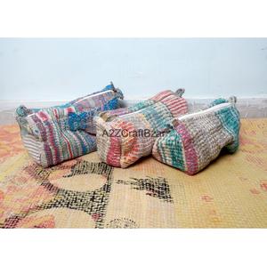 New Design Toiletry Bag Cotton Kantha Bag Patchwork Pouch Cosmetic Bag Gifts for Her Wedding Return Gift - Product Image 3