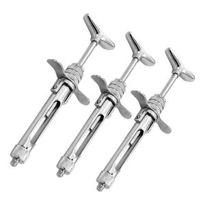 Jeringa Quirúrgica Dental de Aspiración Manual, Instrumento de Anestesia de Acero Inoxidable para Odontología, Profesional, Reutilizable, con Certificación CE - Product Image 5