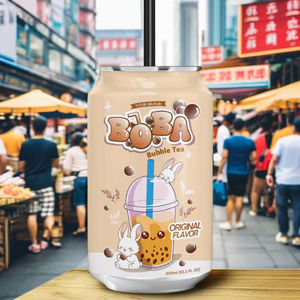 ชาไข่มุก ตันโด เครื่องดื่ม 330 มล. กระป๋อง น้ำผลไม้ 10 รสชาติ อายุการเก็บรักษา 24 เดือน ได้รับการรับรองฮาลาล/FSSC ดื่มเย็นที่ดีที่สุด ฮานอย - Product Image 1