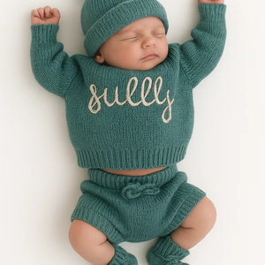 Conjunto de Ropa de Invierno para Bebé, Tejido Suave, Atuendo Infantil Cálido y Cómodo para Recién Nacido, Producción a Medida - Product Image 1