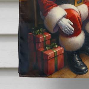 Belge Tervuren Père Noël Grand Porche Maison Drapeau Polyester Cour Bannière Oeuvre Tenture Murale Multicolore Manches Pôle Décoratif - Product Image 4