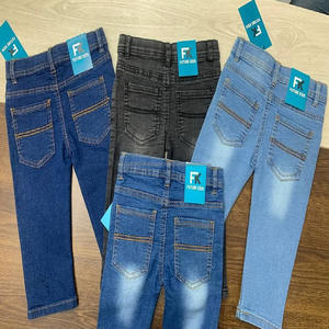 Vente en gros de jeans et pantalons en denim évasés pour filles, mode décontractée printemps-automne, pantalons pour enfants, jeans pour enfants - Product Image 6