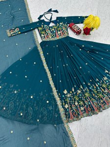 ชุดสูทงานปักผ้า Georgette sequnce - Product Image 6