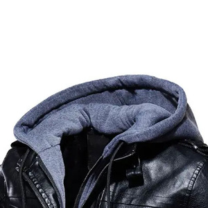 Veste en cuir de style designer, manteau de moto en cuir, fabrication haut de gamme, production directe d'usine OEM - Product Image 5