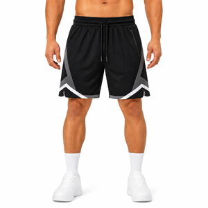 Shorts de basket-ball en mesh personnalisés pour hommes, séchage rapide, entraînement, gym, course à pied, fitness, athlétisme, fabricant OEM - Product Image 1