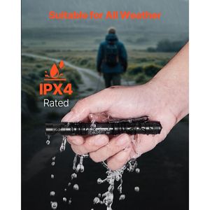 Confezione da 2 Torce Tascabili Compatte e Leggere, Impermeabili IPX4, 100 Lumen, con Clip, Portatili per Uso Quotidiano - Product Image 4