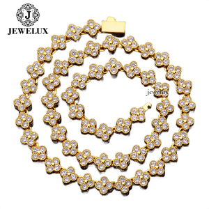 Premium <b>Iced</b> <b>Out</b> Cuban Link <b>Chain</b> Necklace Full Stone Diamond Style Hip Hop Jewelry Wholesale Available For Export - Product Image 5