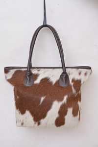 Leather Hair On Tote Bag Cowhide Handbag Women Shoulder Purse Fashion Travel Stylish <b>Shopper</b> Tote LHTB-0014 - Product Image 6