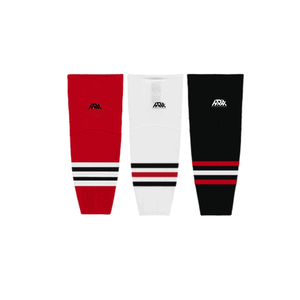 OEM Custom Design Sublimated Ice Hockey <b>Socks</b> Anti-Cut Lightweight <b>Polyester</b> Mesh Performance Team Hockey <b>Socks</b> With Brand Logo - Product Image 1