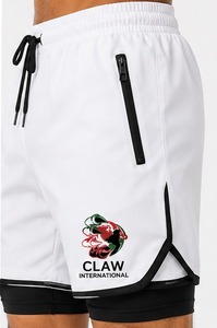 Pantalones Cortos Deportivos Personalizados para Hombre, Cintura Media, Casuales, para Gimnasio y Running, Hechos de Satén Transpirable, de Secado Rápido y Ecológicos - Product Image 5