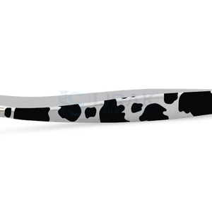 Pince à épiler professionnelle pour extensions de cils, motif vache, en acier inoxydable, à angle de précision, pour usage en salon de beauté - Product Image 2