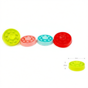 Tazón de Alimentación Lenta Yommy de 4 cm de Diámetro para Mascotas, Plato de Comida para Mascotas de Plástico Colorido - Product Image 2