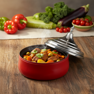 Luxury Wooden Serving Casserole with Lid Stainless Steel | Hotpot Food Warmer Handcrafted Designer Serveware Bowl Cookware <b>Gift</b> - Product Image 2