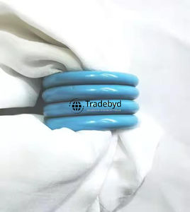 Elegantes Anillos de Servilleta de Resina Clásicos para Boda, Ecológicos, Duraderos, Decorativos para Mesa, Redondos de 2.5cm, por Tradebyd - Product Image 5