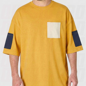 เสื้อยืดโอเวอร์ไซส์ผู้ชาย ผ้าฝ้าย 100% เป็นมิตรกับสิ่งแวดล้อม ระบายอากาศได้ดี สวมใส่สบาย ผ้าเนื้อบางเบา ทรงหลวม ใส่สบายในฤดูร้อน - Product Image 5