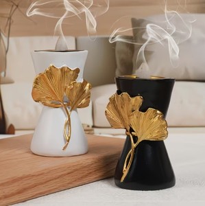 Luxury White Resin <b>Bakhoor</b> Burner Mabkhara Arabic <b>Oud</b> Incense Burner Home Fragrance Decor - Product Image 2