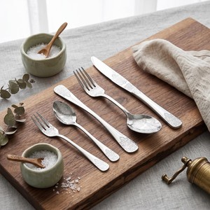 Ensemble de couverts élégants en acier inoxydable, finition miroir, passe au lave-vaisselle, couverts de mariage, 4 pièces - Product Image 4