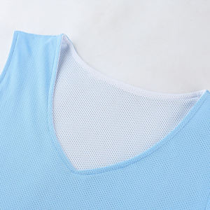 Maillot de basket-ball réversible personnalisé pour homme, 100% polyester, respirant, pas cher, ensemble d'uniformes de sport pour l'entraînement - Product Image 5